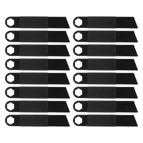 OULII 25Pcs Fire Starter Scraper Reliable Black Flint Striker for Quick Ignition and Camping Adventures