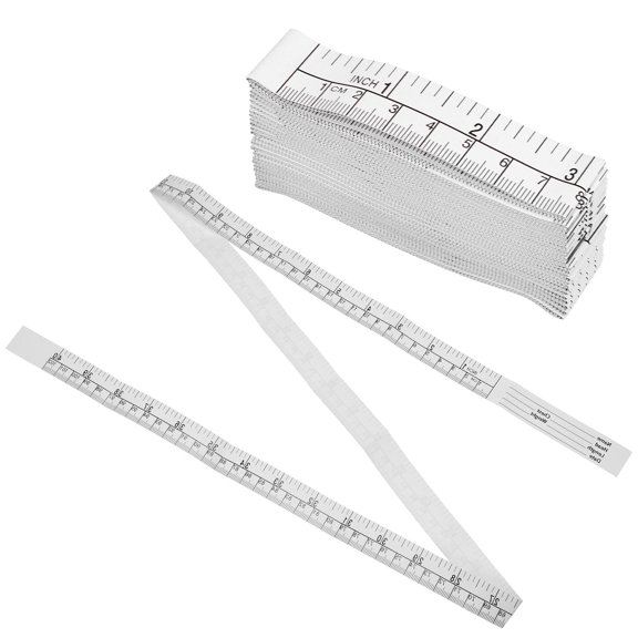 OULII 25Pcs Soft Paper Tape Measure with Clear Numbers for Accurate Body and Craft Use