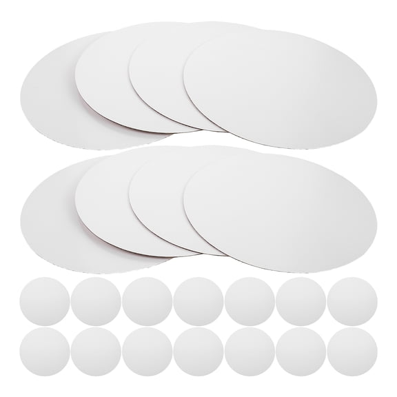 OULII Cake Stand White Cardboard Base for Storage Use Elegant Design 25Pcs