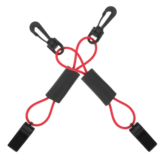 OULII 2Pcs Durable Emergency Whistles with Keychain for Boating Survival