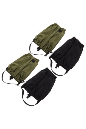 2Pairs Climbing Boot Gaiters Waterproof Durable Material for Outdoor Trail Running