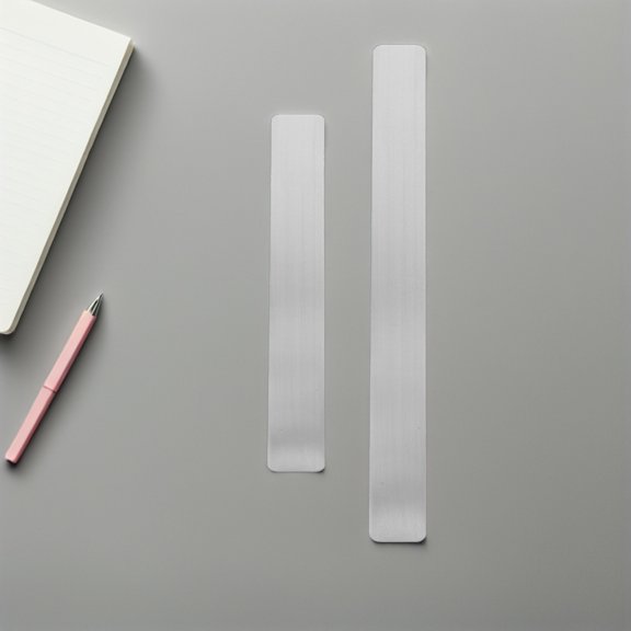OULII 2Pcs Plated Silver for Magnets with Adhesive Backing for Photo and Memo Wall Display