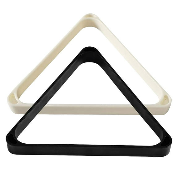 OULII Sturdy Triangle Shaped Billiard Holder Premium Plastic for Games 2Pcs