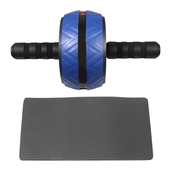 OULII Core Muscle Exercise 2Pcs Abdominal Wheel with Pipe for Fitness Training
