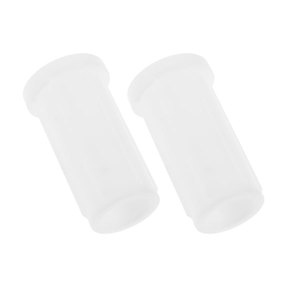 OULII Boat Seat Post Adapter Bushing, Durable White Plastic, Easy Install, for Marine Seat Pedestal, 2Pcs