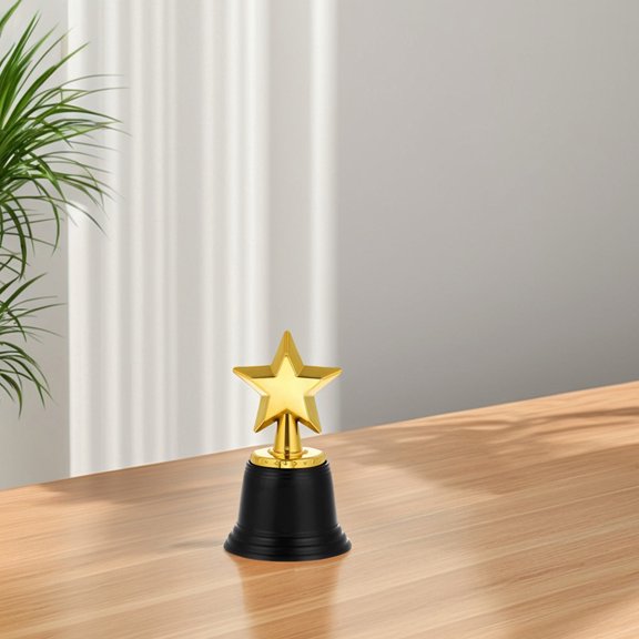 OULII 2Pcs Cheer Trophy Award with Unique Star Design for Inspiring Sports Participation