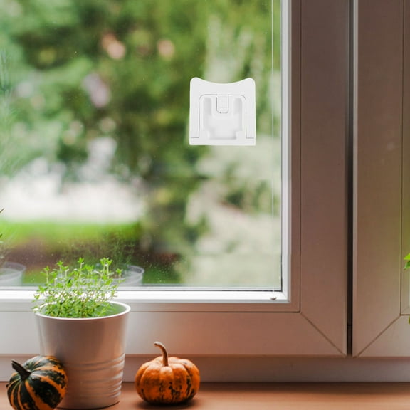 OULII 2Pcs Child Safety Latch Plastic White Drawer Locks Baby Proofing For Kids Safety