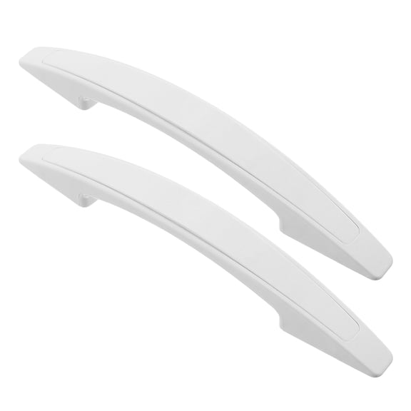 OULII Refrigerator Door Handles Silver Plastic for Home Use Precisely Fitted 2Pcs