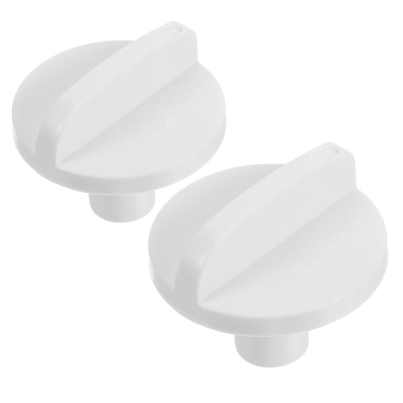 OULII 2Pcs White Fridge Temperature Controller Knob Replacement for Universal Refrigerators
