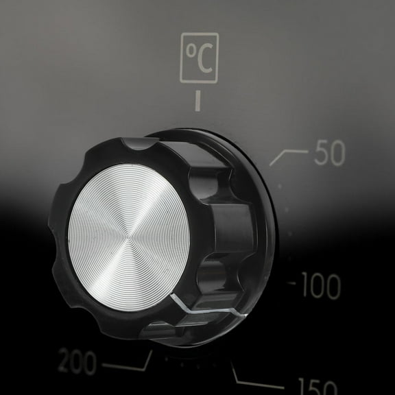 OULII 2Pcs Knob Button For Universal Control Knobs With Black Plastic For Kitchen Use