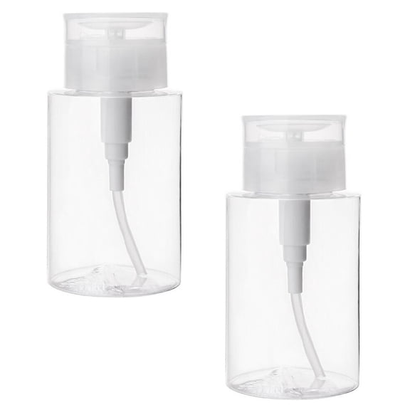 OULII 2Pcs Lightweight Transparent Petg Leakproof Sub Packing Bottles for Cosmetics and Cleansing Water Storage