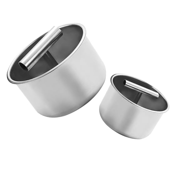 OULII 2Pcs Stainless Steel Meatball Maker Manual Press Tool for Easy Kitchen Use