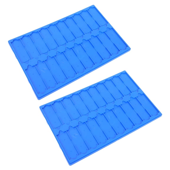 OULII 2Pcs Plastic Microscope Slide Holder for Efficient Drying and Storage in Scientific Labs