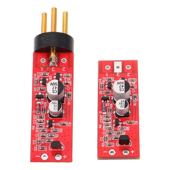 OULII 2Pcs Phantom Powered Audio Preamp Board for Mics Red Circuit Module Ideal for Daily Recording