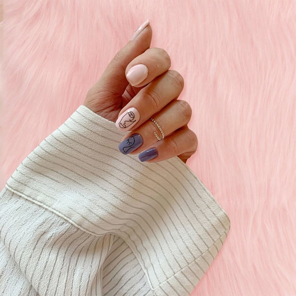 OULII 2Pcs Pink Fur Fabric Soft Plush Backdrop for Small Product Photography and Nail Art