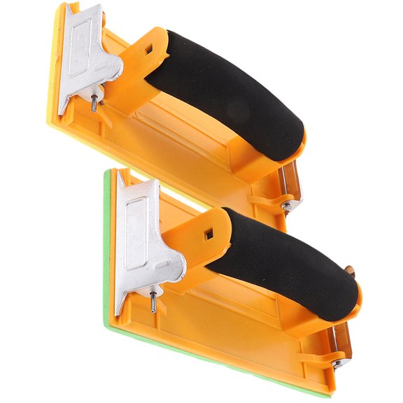 OULII 2Pcs Sandpaper Holder Stand Plastic with Comfortable Grip for Wall Plasterboard Sanding