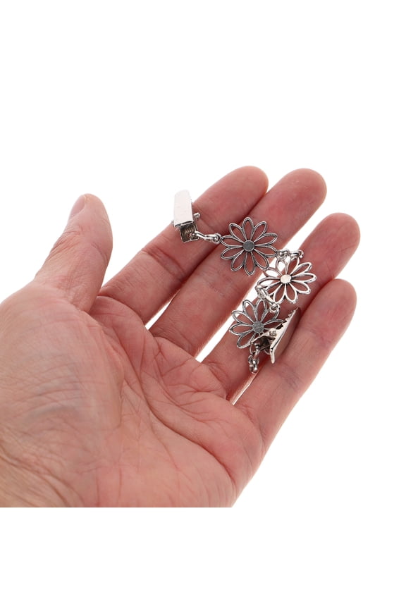 sweater clips Zinc Alloy 2pcs Unique European Style Shawl Clip for Women