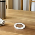 thumbnail image 1 of OULII  Universal White Silicone Seals for Coffee Makers Enhancing Extraction Quality 2Pcs, 1 of 8