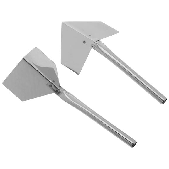OULII 2Pcs Silver Stainless Steel Corner Finishing Tool for Home Renovation 15.2X5.8X0.8In