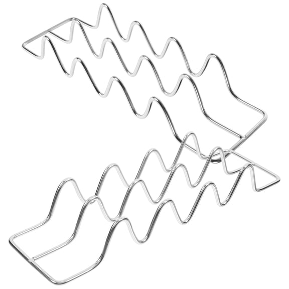 OULII 2Pcs Metal Taco Holder Stainless Steel Taco Storage Stand Dishwasher Safe