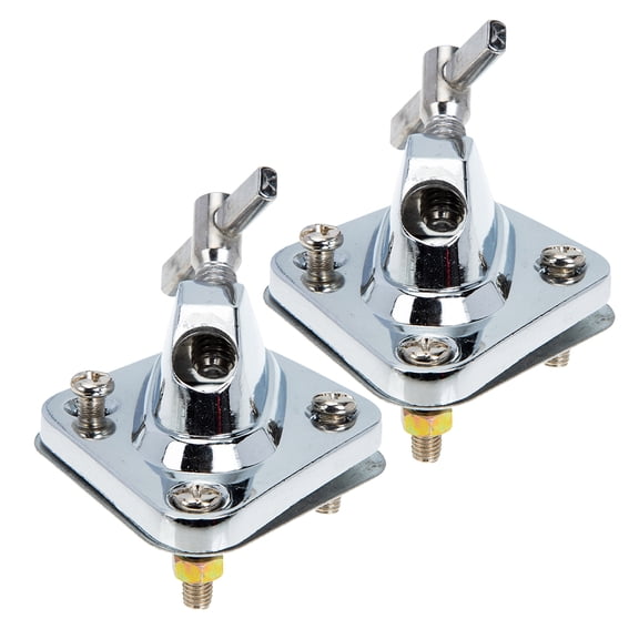 OULII 2-Pack Floor Tom Leg Mounts Alloy Construction for Drum Kit Musical Instrument Rehearsal