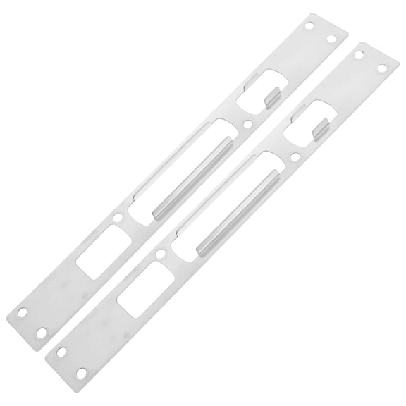 OULII 2Pcs Stainless Steel Metal Door Striker Plate for Home Security and Door Reinforcement
