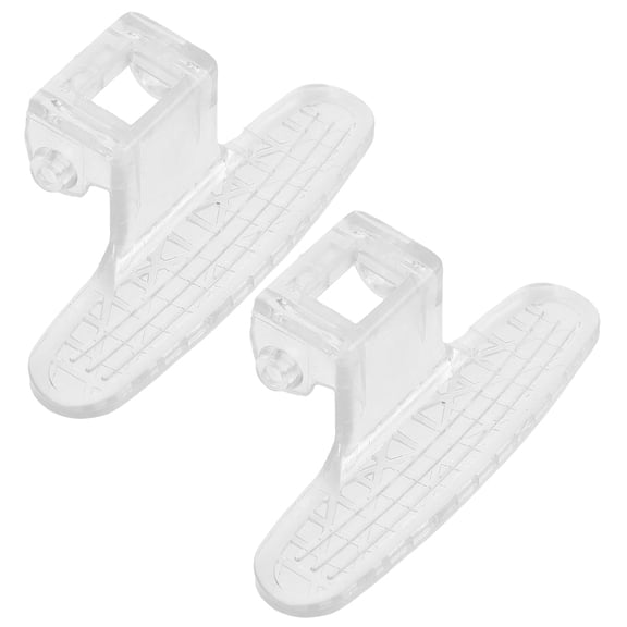 OULII Washing Machine Door Handle Transparent Plastic Ergonomic Design Enhanced Laundry 2Pcs