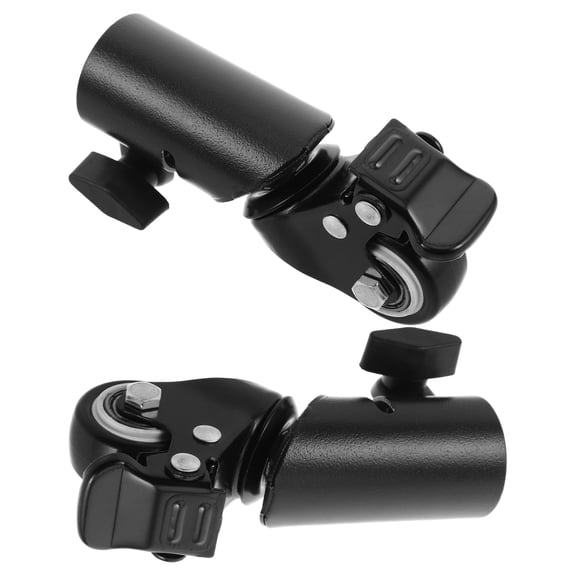 OULII 2Pcs Replacement Swivel Caster Wheels for Speaker Stands Quiet Operation and Universal Fit