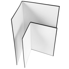 OULII 2Pcs White Reflective Photography Board Folding Design for Versatile Photo Shooting