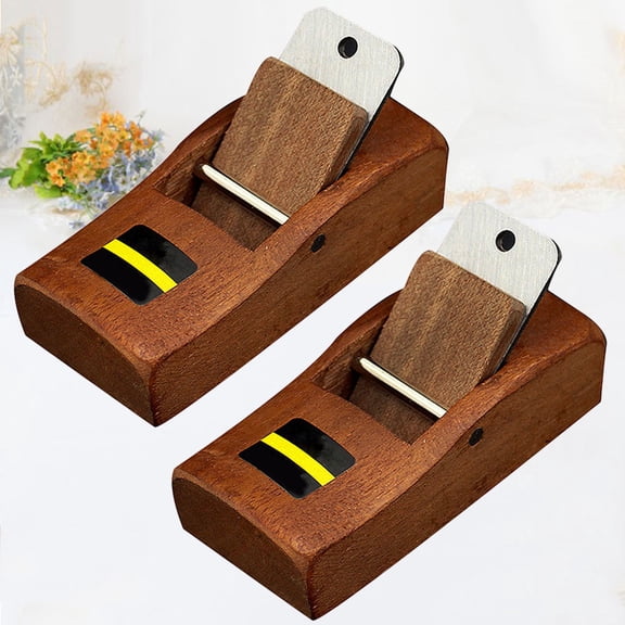 OULII 2Pcs Wood Planer Hand Compact Woodworking Planer Tool for Efficient Wood Plate Shaping