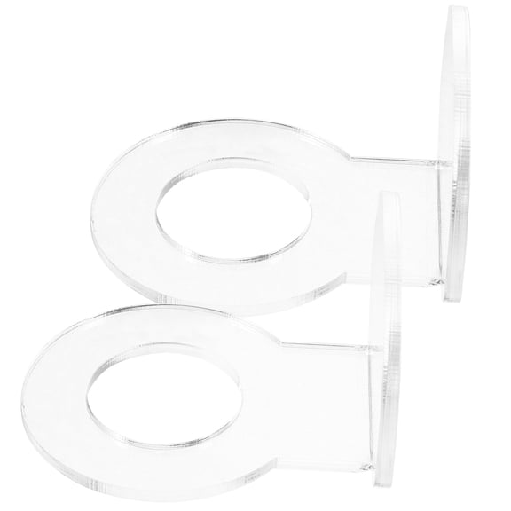 OULII 1Set Rust Proof Transparent Acrylic Sports Balls Display Rack Wall Mounted Shelf
