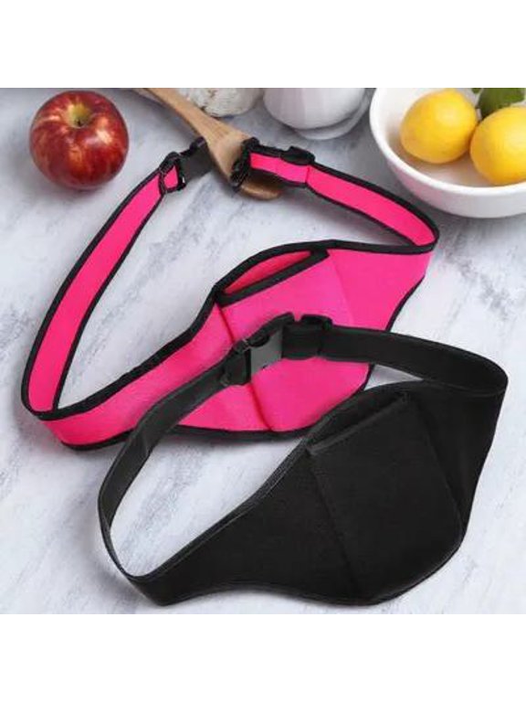 2pcs Adjustable Strap Mic Belt Neoprene Rosy for Fitness Instructors on Dancing