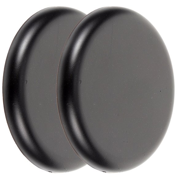 OULII 2pcs Decorative Drywall Panel Round Shape for Wall Decoration Black