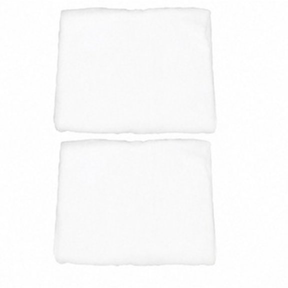 OULII 2pcs Artificial Snow Sheet White Cotton Blanket for Christmas Decor