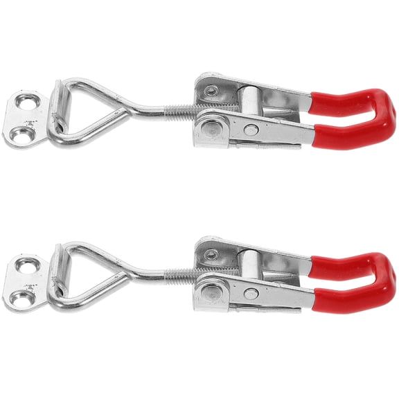 OULII 2Pcs Adjustable Self Lock Toggle Latches Stainless Steel Heavy Duty Clamps for Drawer Door Cabinet