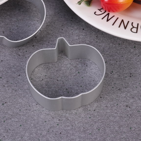 OULII 2pcs Pumpkin Cookie Mold Aluminum Alloy Biscuit Cutter DIY