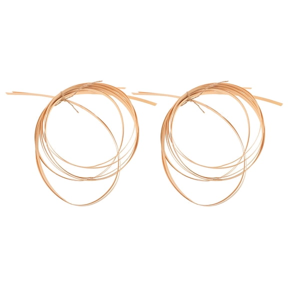 OULII 2pcs Rattan Repair Tools Weaving Strips for DIY Craft Furniture Repair Khaki Artistic Appeal