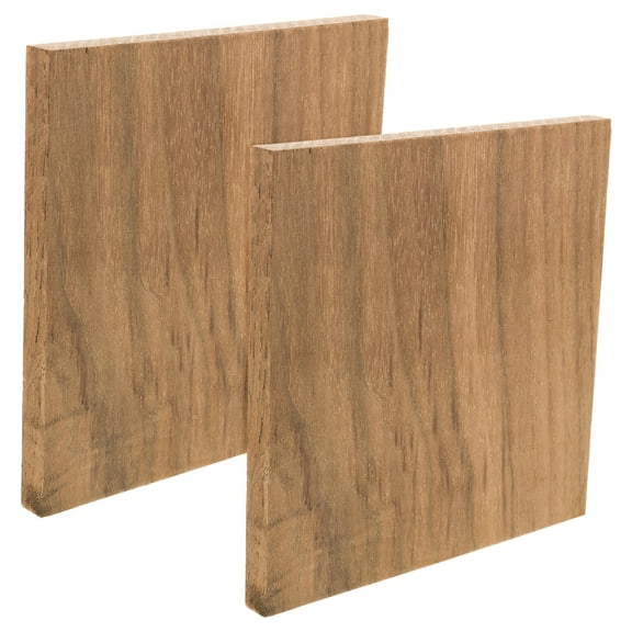 OULII 2pcs Wood Blanks Unfinished Hardwood Planks Wood Carving Blocks Drawing Painting Engraving for Carving Crafting
