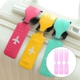 thumbnail image 1 of OULII 3-Pack Travel Luggage Tags Baggage Label Set for Easy Identification, 1 of 9