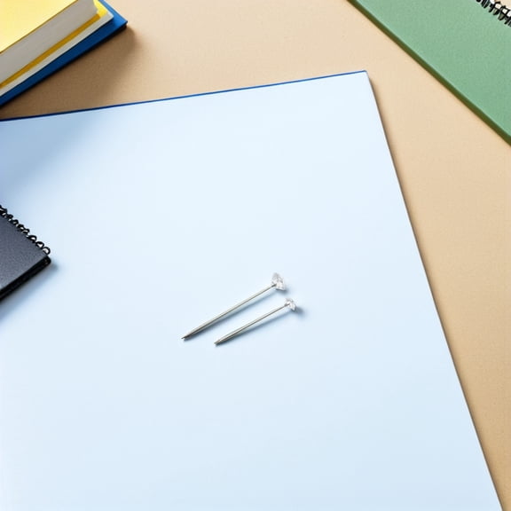 OULII 300Pcs Reusable Transparent Straight Pins with Rhinestone Tips for Sewing and Wedding Decorations