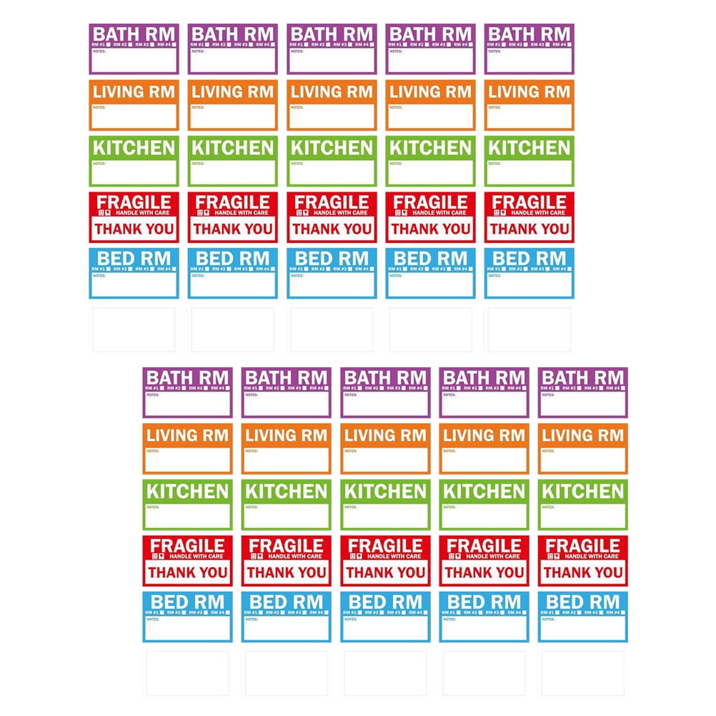 OULII 300Pcs Removable Assorted Color Sticker Tabs for Labeling Storage ...