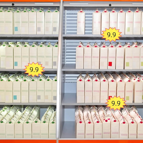 OULII 300Pcs Retail Store Price Labels with Writable Surface and Reusable Paper Material