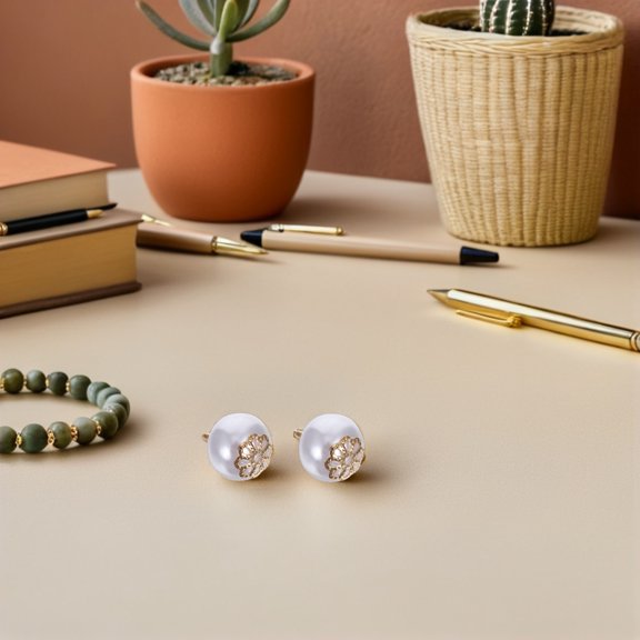 OULII 30Pcs Zinc Alloy Plastic Round Sewing Buttons for Crafts Vintage Design Projects