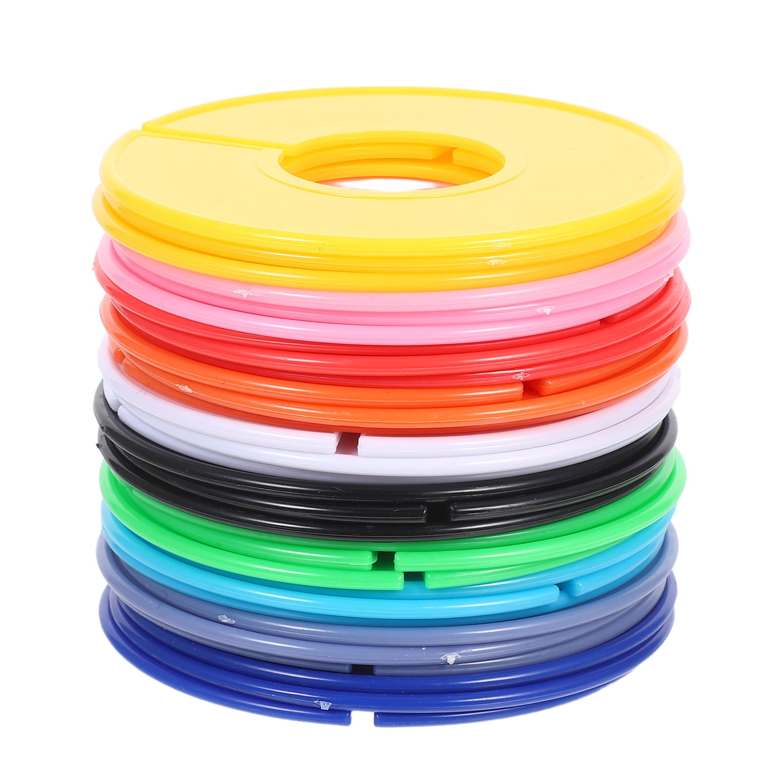 OULII 30Pcs Round Closet Label Dividers Plastic Size Separators for ...