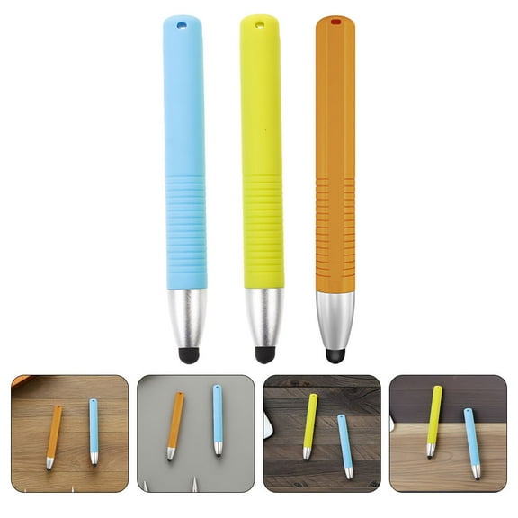 OULII 3Pcs Assorted Color Capacitive Stylus Pens for Writing and Drawing on Phone and Tablet Screens