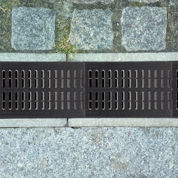 OULII Plastic Drain Grate Cover, Durable, Black, for Sewer, Efficient Filtration, Easy Install