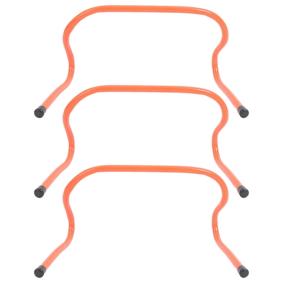 OULII 3Pcs Plastic Sports Agility Hurdles for Football Soccer and Basketball Speed Training