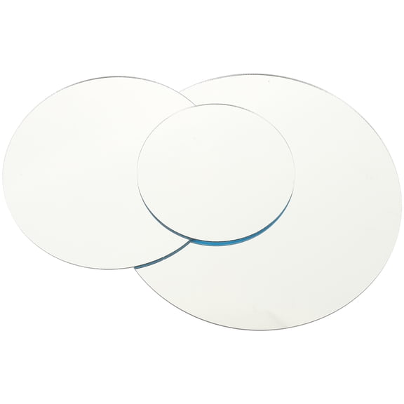 OULII 3Pcs Photography Acrylic Mirror Boards for Product Display Jewelry Cosmetics with Smooth Reflective Surface