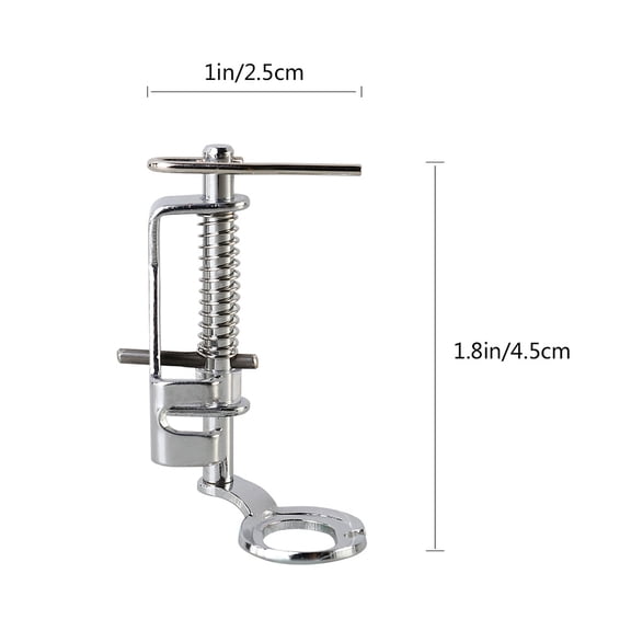 OULII 3-Piece Metal Sewing Presser Foot Set for Low Machines Ideal for Quilting and Patchwork Projects