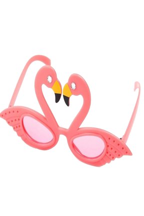 3Pcs Tropical Party Sunglasses Pink Plastic Flamingos Durable and Unique Design Eyewear